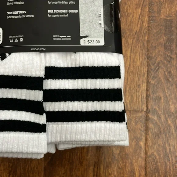 Adidas AEROREADY Crew Socks 6 Pack Size L - Picture 11 of 17